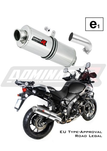 wydech tłumik DOMINATOR Homologowany Owalny pasujący do motocykla DL 1000 V-STROM 2017 - 2020 5