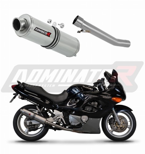exhaust muffler DOMINATOR ROUND fits to Suzuki GSXF 750 1998  2006 6