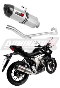 Suzuki GSX S 125 2017 - 2019 Sistem complet cu colector si toba de esapament HP1 + dB killer medium