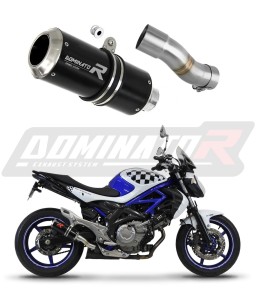 Suzuki SFV 650 GLADIUS 2009 - 2015 Toba de esapament GP NEGRU + dB killer medium