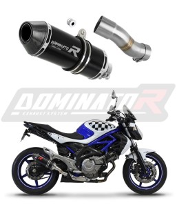 Suzuki SFV 650 GLADIUS 2009 - 2015 Toba de esapament HP3 NEGRU + dB killer medium