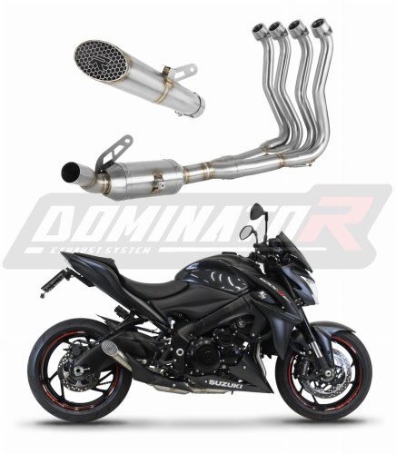 Suzuki GSX-S 1000 / F 2015 - 2020 EXHAUST Collector Manifold Full System Muffler Auspuff Sportauspuff Silencer Echappement Silencieux Scarico Scarichi Escape Wydech Tłumik GP3 Dominator Exhaust System x