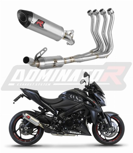 Suzuki GSX-S 1000 / F 2015 - 2020 EXHAUST Collector Manifold Full System Muffler Auspuff Sportauspuff Silencer Echappement Silencieux Scarico Scarichi Escape Wydech Tłumik HP8 Dominator Exhaust System x