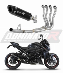 Suzuki GSX-S 1000 / F 2015 - 2020  Sistem complet cu colector si toba de esapament HP8 NEGRU + dB killer medium