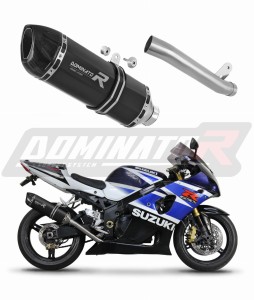 Suzuki GSXR 1000 K1 - K4 2001 - 2004 Toba de esapament Slip-on HP1 NEGRU + dB killer medium