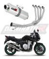 complete exhaust system with muffler DOMINATOR Full System OV fits to Suzuki GSF 1250 N / S BANDIT 2007  2016 7