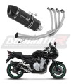 complete exhaust system with muffler DOMINATOR Full System HP1 BLACK fits to Suzuki GSF 1250 N / S BANDIT 2007  2016 7