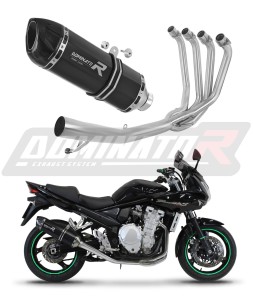 Suzuki GSF 1250 N / S BANDIT 2007 - 2016 Sistem complet cu colector si toba de esapament HP1 NEGRU + dB killer medium