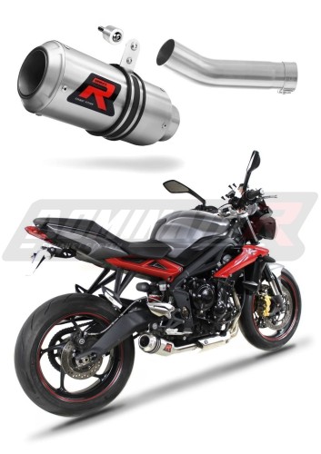 Street Triple R 675 EXHAUST Triumph Muffler Auspuff Sportauspuff Silencer Echappement Silencieux Scarico Scarichi Escape Wydech Tłumik GP 2013 - 2016 DOMINATOR x