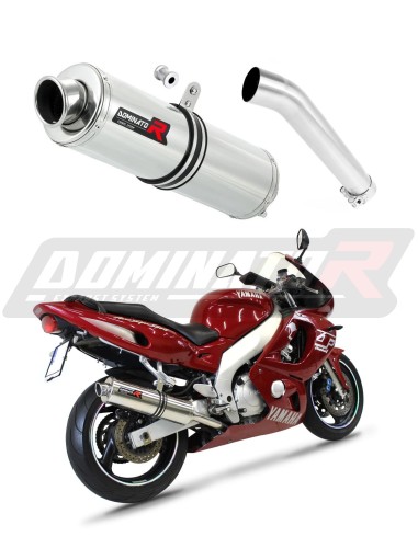 exhaust muffler DOMINATOR ROUND fits to Yamaha YZF 600 R Thundercat 1996  2006 7