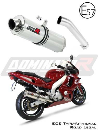 wydech tłumik DOMINATOR Homologowany ROUND pasujący do motocykla YZF 600R Thundercat 1996 - 2006 8