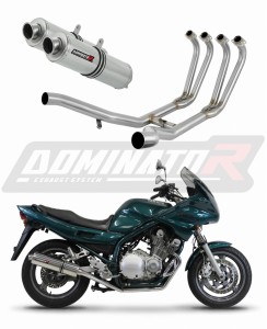 Yamaha XJ 900 Diversion 1994 - 2003 Full Exhaust System Collector Silencer ST + dB killer