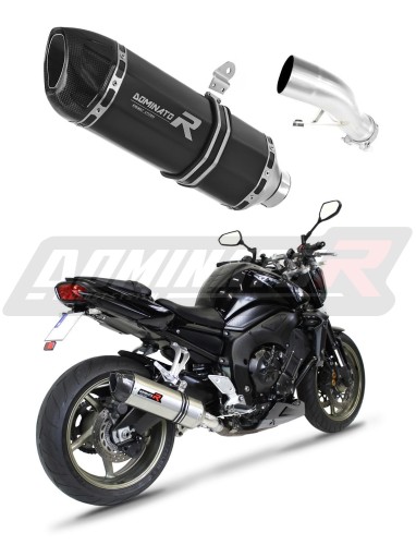 Yamaha FZ1 FAZER 1000 2006 - 2015 EXHAUST Muffler Auspuff Sportauspuff Silencer Echappement Silencieux Scarico Scarichi Escape Wydech Tłumik HP1 BLACK Dominator Exhaust System x