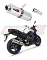 FZ 8 N / FZ8 S FAZER EXHAUST Yamaha Muffler Auspuff Sportauspuff Silencer Echappement Silencieux Scarico Scarichi Escape Wydech Tłumik OVAL 2010 - 2016 DOMINATOR x