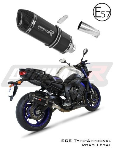 wydech tłumik DOMINATOR Homologowany HP1 CZARNY pasujący do motocykla FZ 8 N / FZ8 S FAZER 2010 - 2016 8