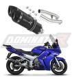 exhaust muffler DOMINATOR HP1 BLACK fits to Yamaha FJR 1300 2001  2005 7