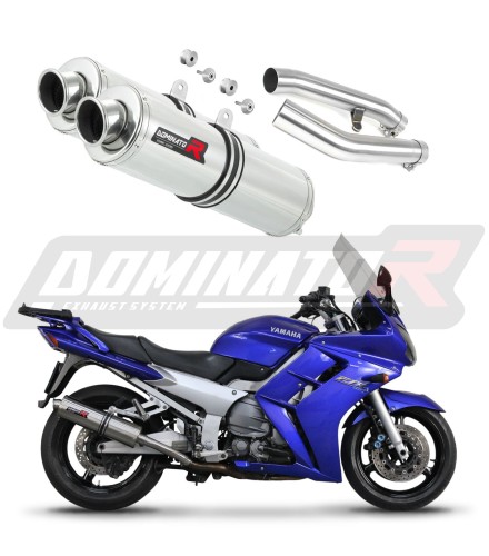 exhaust muffler DOMINATOR ROUND fits to Yamaha FJR 1300 2001  2005 7