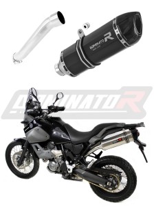 Yamaha XT 660 Z TENERE 2008 - 2016 Toba de esapament HP1 NEGRU + dB killer medium