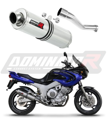 wydech tłumik DOMINATOR Okrągły pasujący do motocykla Yamaha TDM 850 Right Side 1996 - 2001 6