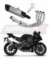 complete exhaust system with muffler DOMINATOR Full System titanium HP6 fits to Yamaha YZF R1 1000 RN49 2017  2019 6