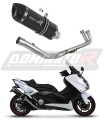 kompletny układ wydechowy z tłumikiem DOMINATOR Full System HP1 CZARNY pasujący do motocykla Yamaha XP 530 T-MAX 2012 - 2016 6