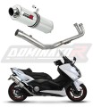 kompletny układ wydechowy z tłumikiem DOMINATOR Full System Okrągły pasujący do motocykla Yamaha XP 530 T-MAX 2012 - 2016 6