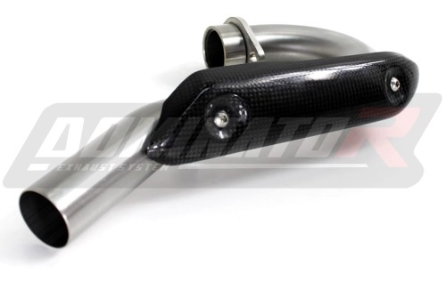 YZF YZ 250 F Exhaust Header Head pipe Linkpipe Downpipe Kolano 2003 - 2005 DOMINATOR x