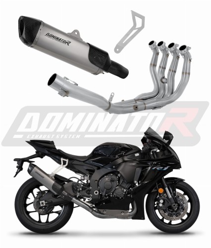 complete exhaust system with muffler DOMINATOR Full System Race HP6 titanium fits to YZF R1 1000 RN32 2015  2016 6