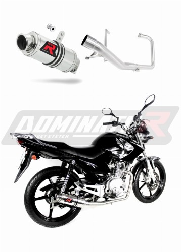 complete exhaust system with muffler DOMINATOR Full System GP1 fits to Yamaha YBR 125 2009  2018 5