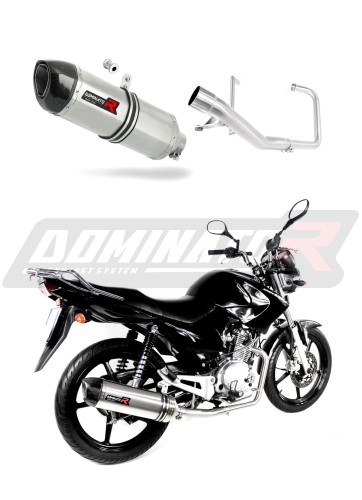 YBR 125 EXHAUST Yamaha Muffler Auspuff Sportauspuff Silencer Echappement Silencieux Scarico Scarichi Escape Wydech Tłumik Carbon Tip HP1 2009 - 2018 DOMINATOR  x