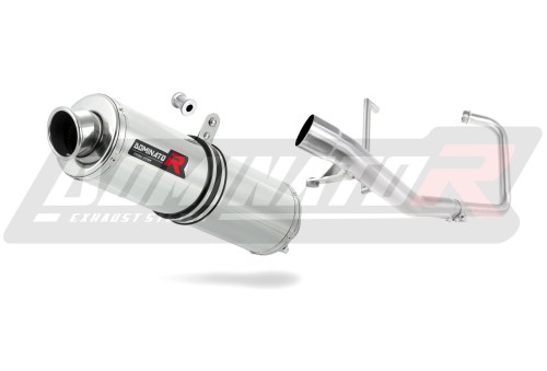 YBR 125 EXHAUST Yamaha Muffler Auspuff Sportauspuff Silencer Echappement Silencieux Scarico Scarichi Escape Wydech Tłumik ROUND 2000 - 2008 DOMINATOR  x