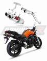 FZ6 FAZER S2 Exhaust Yamaha Muffler Auspuff Sportauspuff Silencer Echappement Silencieux Scarico Scarichi Escape Wydech Tłumik ROUND 2006 - 2010 DOMINATOR x
