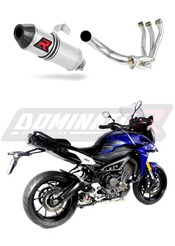 complete exhaust system with muffler DOMINATOR Full System HP3 fits to Yamaha MT 09 TRACER 900 2015  2020 6