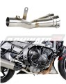 decat mid muffler DOMINATOR Mid Pipe fits to YZF R6 2010  2016 10
