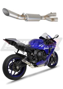 YZF R1 1000 RN65 Toba de esapament GP3 Teava mijlocie, teava de legatura 2020 - 2024
