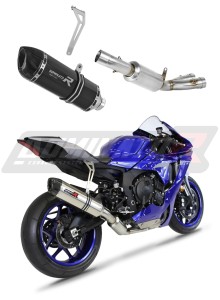 Yamaha YZF R1 1000 RN65 2020 - 2024 RACE Sistem complet cu colector si toba de esapament HP1 NEGRU + dB killer medium