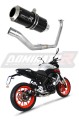 complete exhaust system with muffler DOMINATOR Full System GP BLACK fits to Yamaha MT 125 2020  6