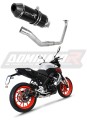 kompletny układ wydechowy z tłumikiem DOMINATOR Full System HP3 CZARNY pasujący do motocykla Yamaha MT 125 2020  6