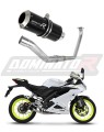 complete exhaust system with muffler DOMINATOR Full System GP BLACK fits to Yamaha YZF R125 2019  2020 6