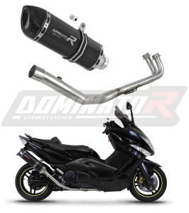 Yamaha T-MAX 500 2008 - 2011 Sistem complet cu colector si toba de esapament HP1 NEGRU + dB killer medium