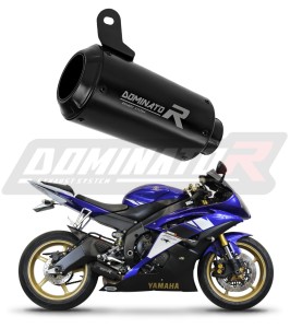 Yamaha YZF R6 2006 - 2016 Toba de esapament GPS NEGRU + dB killer medium