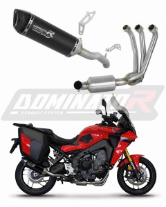 Yamaha Tracer 9 / GT 2021 - 2024 Sistem complet cu colector si toba de esapament HP6 NEGRU EX + dB killer medium