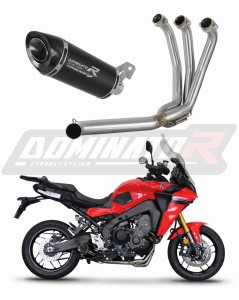 Yamaha Tracer 9 / GT 2021 - 2024 Sistem complet cu colector si toba de esapament HP8 NEGRU + dB killer medium