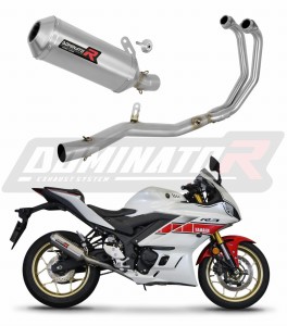 Yamaha YZF-R3 2019 - 2024 Full Exhaust System Collector Silencer OV G2 + dB killer medium