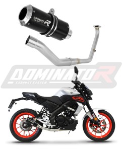 Yamaha MT 125 2021 - 2024 Sistem complet cu colector si toba de esapament GP NEGRU + dB killer medium
