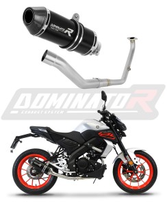 Yamaha MT 125 2021 - 2024 Sistem complet cu colector si toba de esapament HP3 NEGRU + dB killer medium