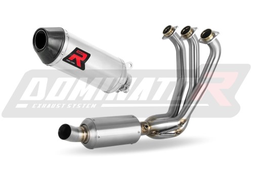 Yamaha XSR 900 2022 - 2023 Full Exhaust System EX Muffler Auspuff Sportauspuff Silencer Echappement Silencieux Scarico Scarichi Escape Collector Manifold Wydech Tłumik HP3 Low Level  EX DOMINATOR x