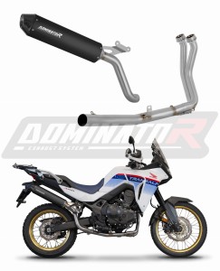 Honda XL 750 TRANSALP 2023 Full Exhaust System Collector Silencer MX2 BLACK + dB killer
