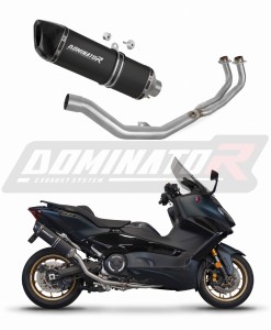 Yamaha XP 560 T-MAX 2020 - 2024 Sistem complet cu colector si toba de esapament HP6 NEGRU + dB killer