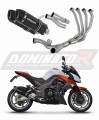 kompletny układ wydechowy z tłumikiem DOMINATOR Full System HP1 CZARNY pasujący do motocykla Kawasaki Z10